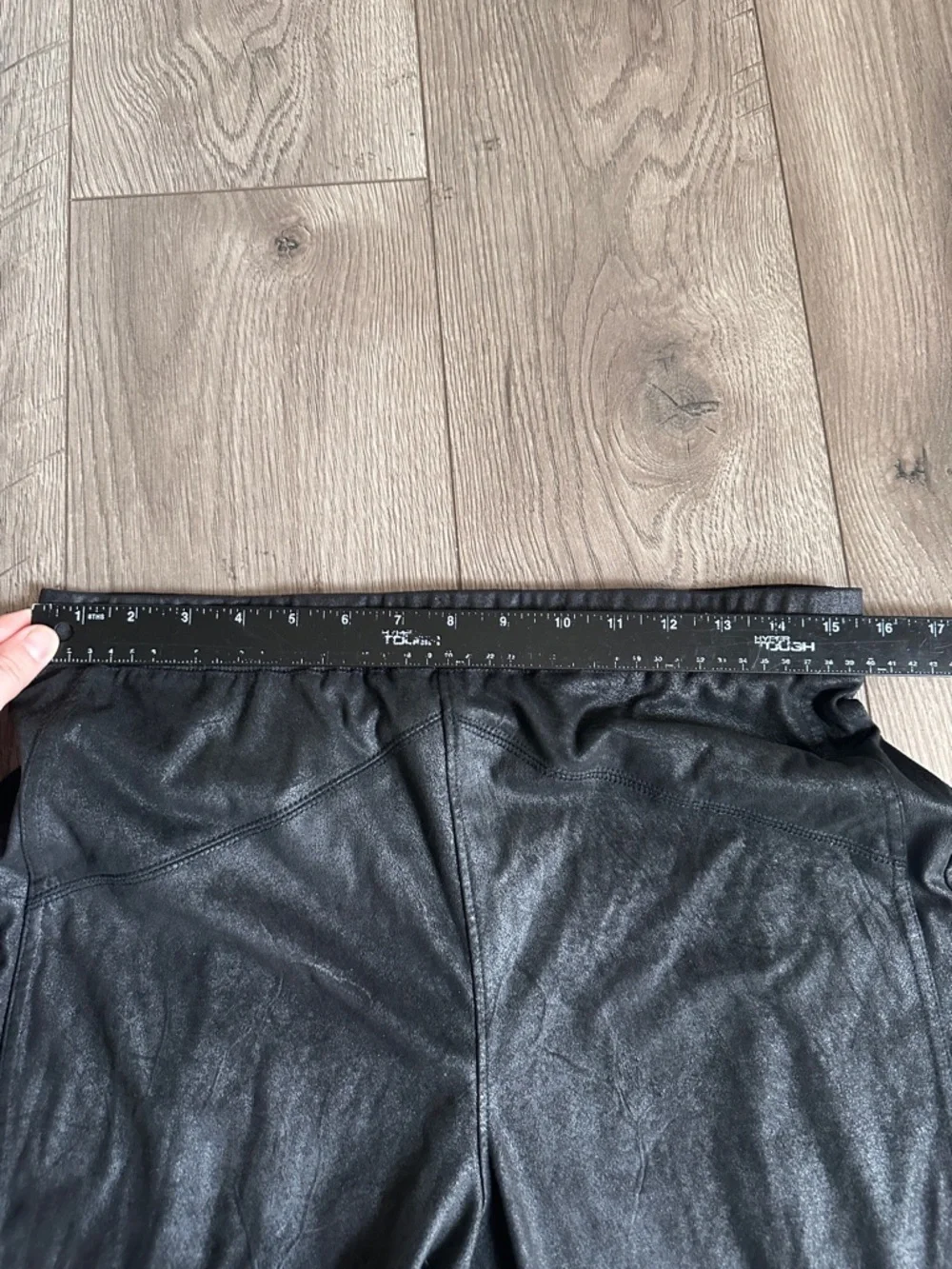Free People Midnight Faux Suede Skinny Pants size Large